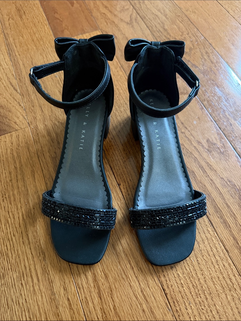 Black dress sandals